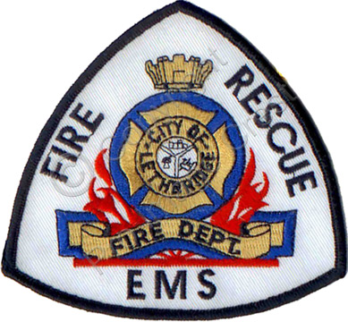 Custom fire department / EMS crests